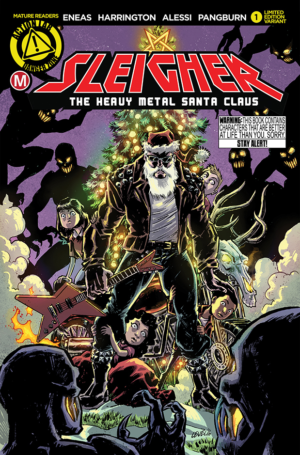Rich Reviews Sleigher The Heavy Metal Santa Claus 1 First Comics News