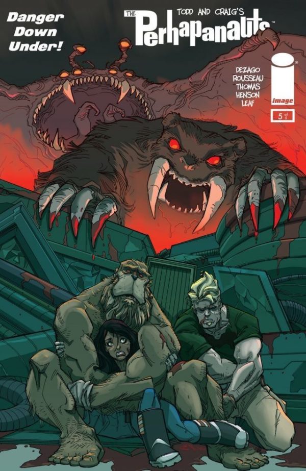 Todd Dezago, The Perhapanauts, Danger Down Under, Image  Comics, Craig Rousseau, Bigfoot