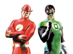 Green Lantern,Flash