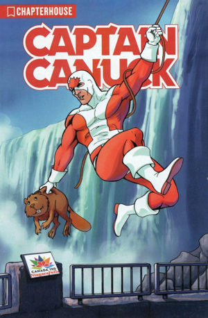 Captain Canuck in Niagara Falls 150 Cover