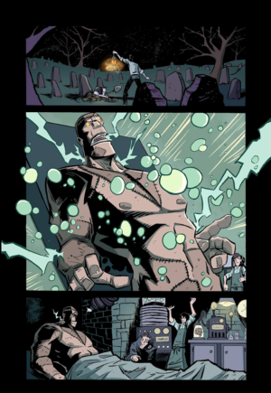 Frankenstein #1 Interior Page