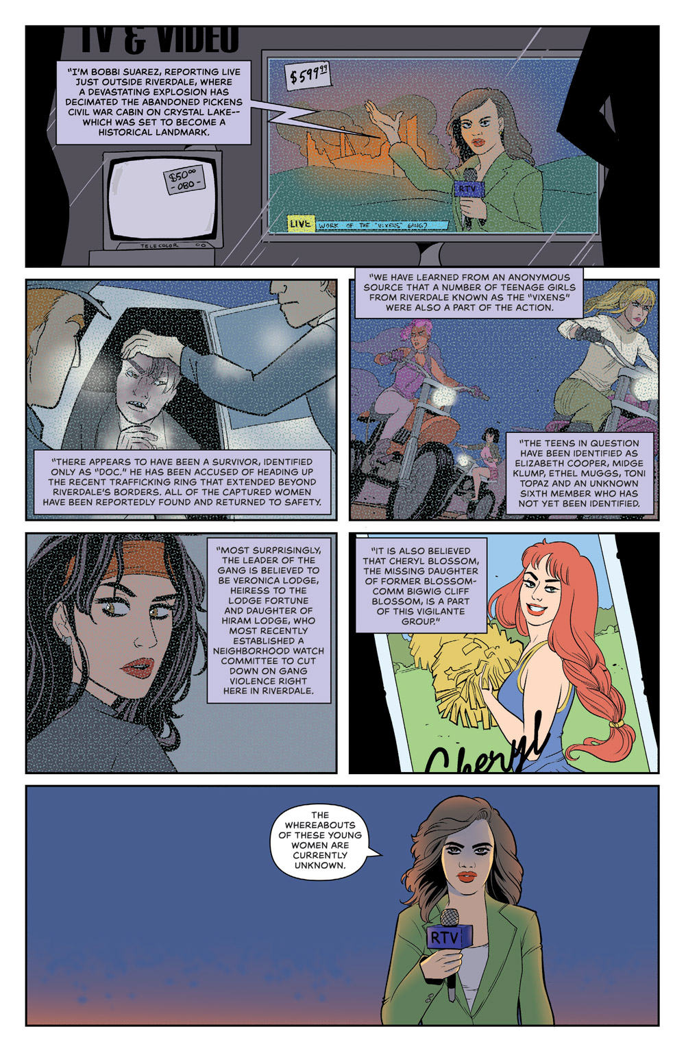 Betty And Veronica Vixens 10 Preview First Comics News