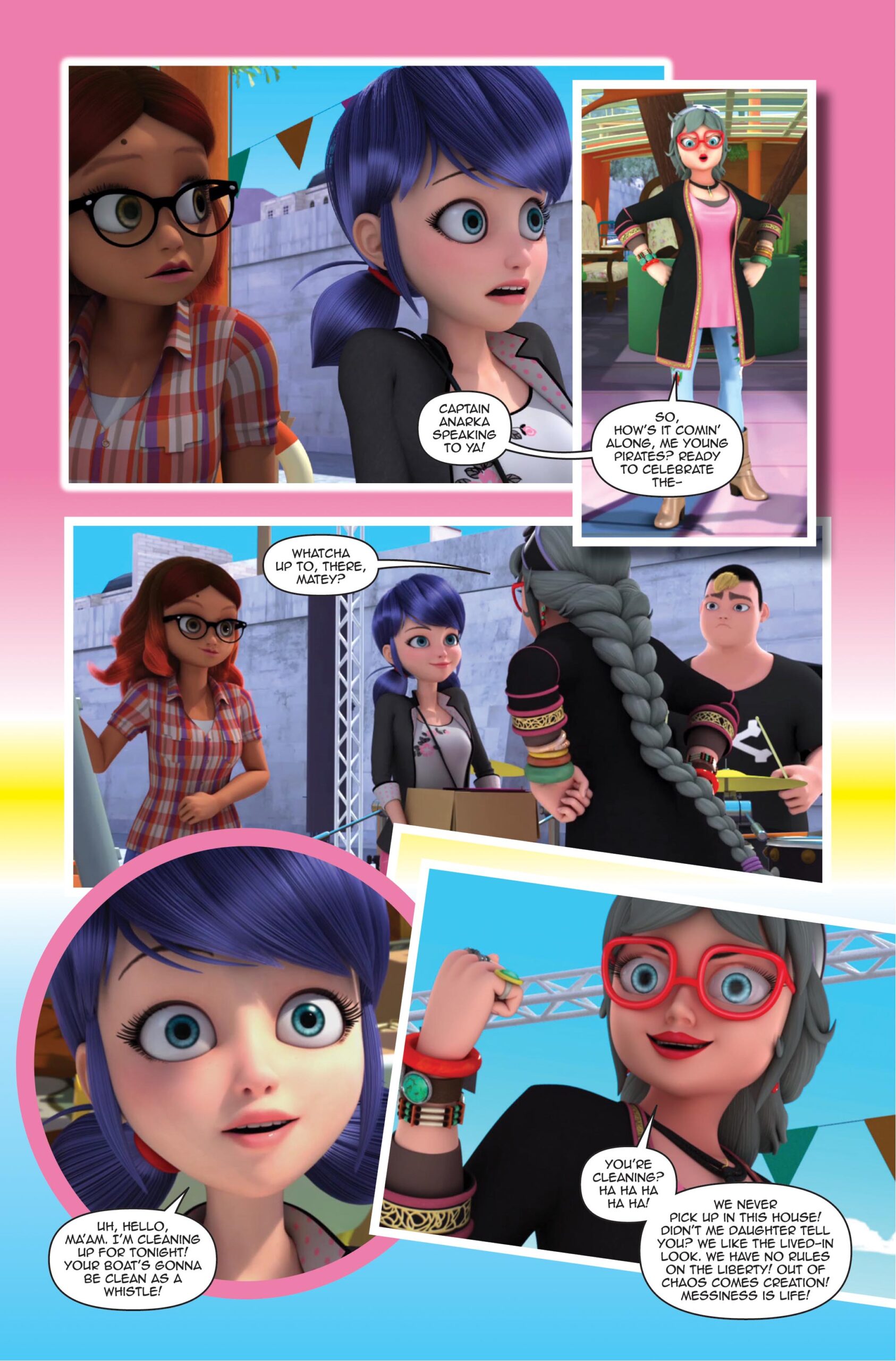 Miraculous Tales Of Ladybug Cat Noir Season Twolove Compass Features Marinette S New Love Interest Luka First Comics News