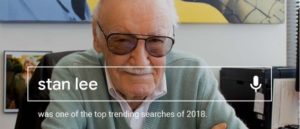 Google Announces Comic Legend Stan Lee Tops the List of Most Searched Names Worldwide in 2018