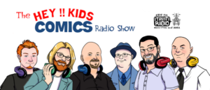 The Hey Kids Comics Radio Show Logo