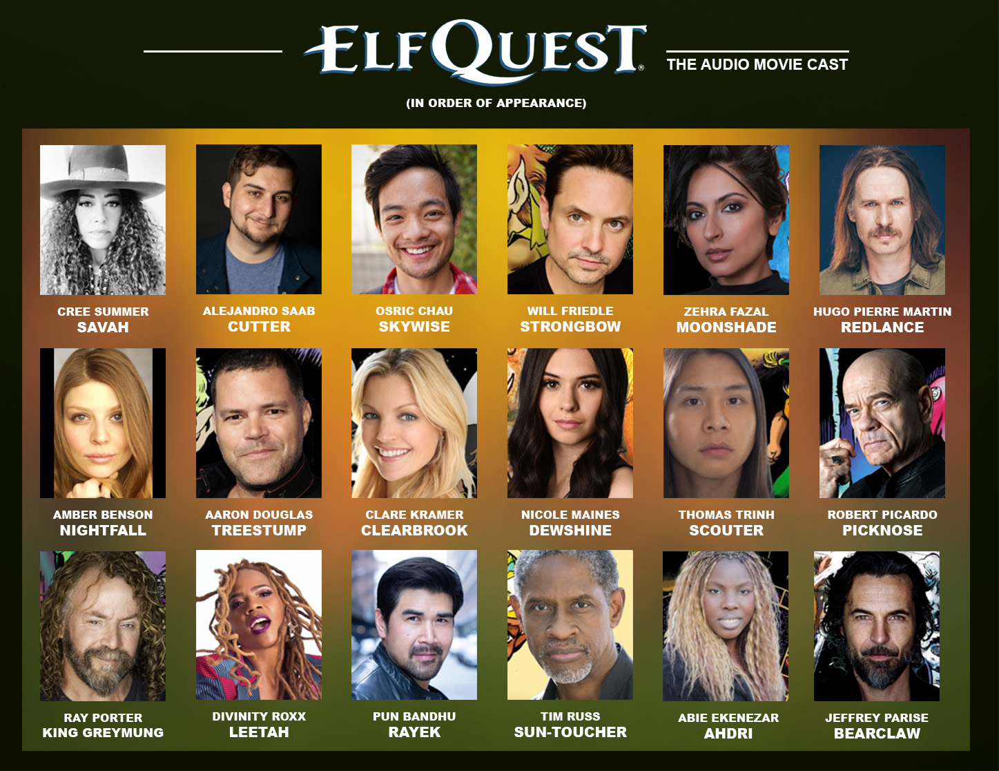 ELFQUEST: THE AUDIO MOVIE brings on fan favs – FIRST COMICS NEWS