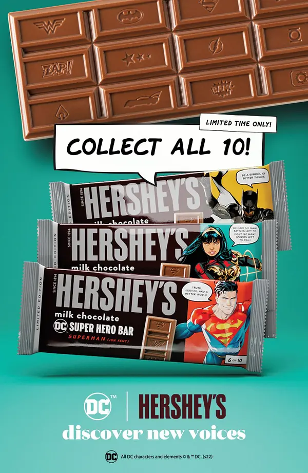 HERSHEY'S Milk Chocolate DC Super Hero Candy Bar – FIRST COMICS NEWS