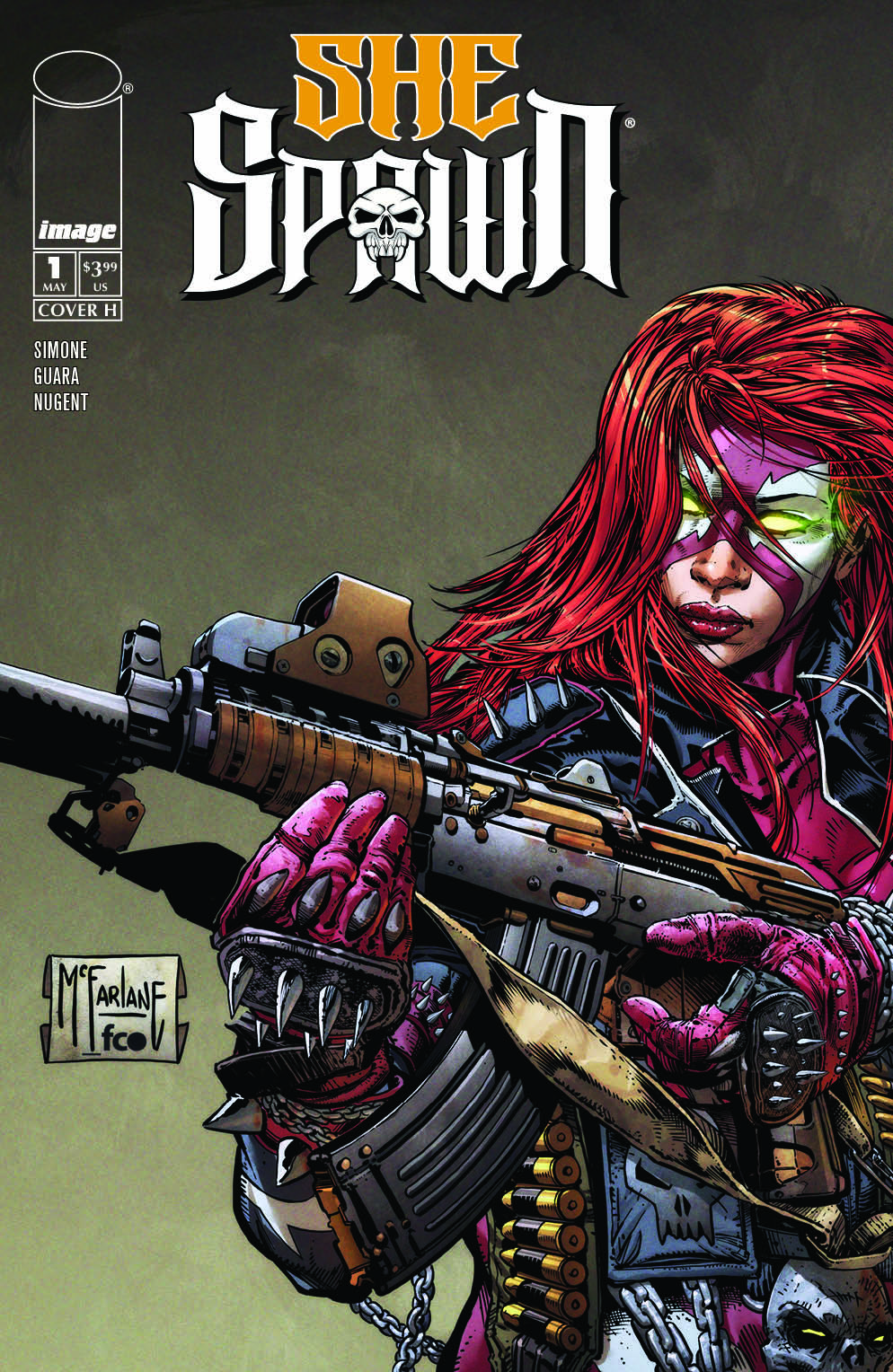 Lady Spawn TODD McFARLANE REVEALS SHE-SPAWN #1 INCENTIVE COVER AS VARIANT LINEUP ...